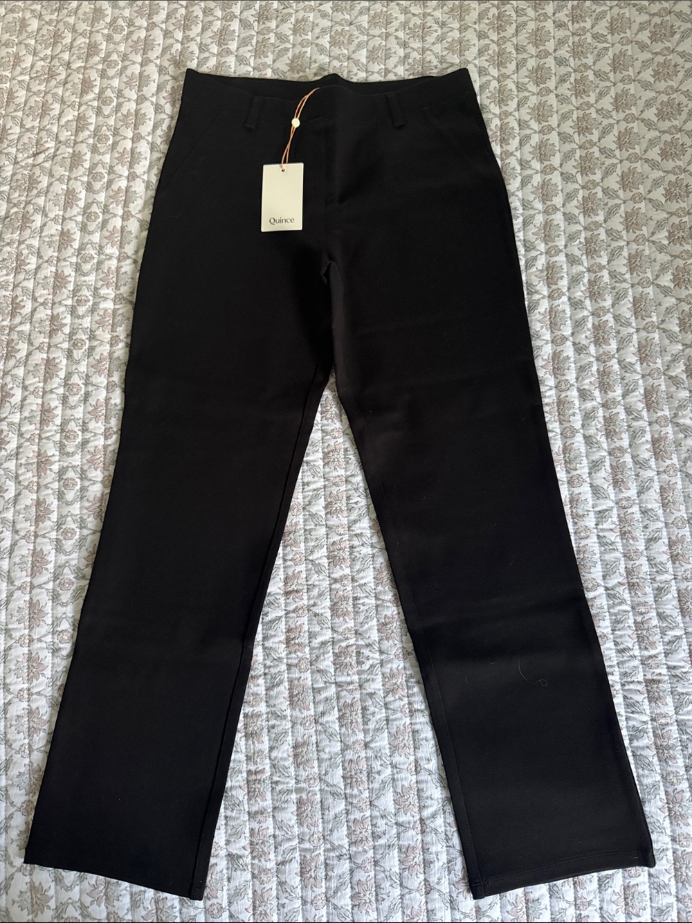 Quince Black Straight-Leg Jeans